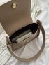 Small Novelty Bag Khaki Minimalist Flap For Work