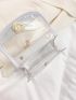 Mini Square Bag Metal Decor Clear Chain Strap