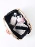 Faux Pearl Decor Box Bag Glitter Small Glamorous