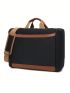 Colorblock Classic Briefcase Medium Double Handle