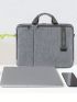 Waterproof Letter Graphic Classic Briefcase Double Handle