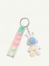 Cartoon Astronaut Design Bag Charm Spaceman Doll Pendant Space Series Cartoon Astronaut Keychain