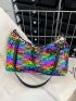 Sequin Decor Evening Bag Women's Light Extravagant New High-End Fashion Sequin Dinner Bag Lady's Handbag