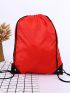 Polyamide Plain Drawstring Running Bag