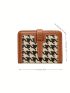 Houndstooth Pattern Small Wallet Fashion