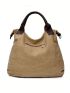 New Fashion Large Pocket Casual Women's Shoulder Cross Body Handbag Canvas Bag