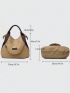 New Fashion Large Pocket Casual Women's Shoulder Cross Body Handbag Canvas Bag