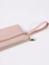 Minimalist Coin Purse Zipper Pink