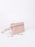 Minimalist Coin Purse Zipper Pink