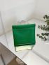 Solid Color Coin Purse Pu Minimalist Style