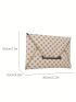 Medium Envelope Bag Geometric Pattern Flap