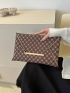 Medium Envelope Bag Geometric Pattern Flap