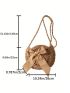 Medium Straw Bag Bow Decor