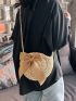 Medium Straw Bag Bow Decor