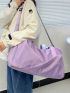 Purple Fashion Travel Bag Foldable For Short Distance Journey