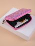 Holographic Classic Card Holder Fashionable With Zipper