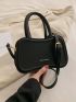 Mini Novelty Bag Black Minimalist For Daily