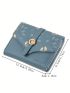 Leaf Graphic Small Wallet Trifold