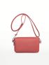 Mini Square Bag Letter Patch Adjustable Strap For Daily