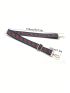 Colorblock Floral Print Adjustable Bag Strap Fashion