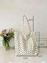 Medium Shopper Bag Polka Dot Pattern