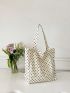 Medium Shopper Bag Polka Dot Pattern