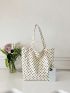 Medium Shopper Bag Polka Dot Pattern