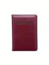 Letter Graphic Passport Case Bifold