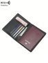 Letter Graphic Passport Case RFID Blocking Bifold