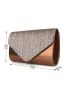 Glitter Flap Chain Envelope Bag