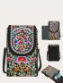 Retro Boho Embroidered Phone Bag, Mini Travel One Shoulder Bag For Women & Girls, Mothers Day Gift For Mom