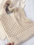 Hollow Out Design Crochet Bag Medium Vacation