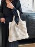 Hollow Out Design Crochet Bag Vacation Large Capacity