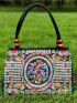 Women's 2023 New Embroidered Bag Canvas Bag Women's Handbag