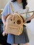 New 2023 Medium Personality Cute Plush Backpack Student Bag Storage Bag