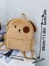 New 2023 Medium Personality Cute Plush Backpack Student Bag Storage Bag