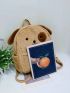 New 2023 Medium Personality Cute Plush Backpack Student Bag Storage Bag