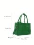 Mini Square Bag Crocodile Embossed Double Handle Fashion Style