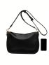 Medium Shoulder Bag Solid Color Minimalist Style