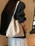 Medium Shoulder Bag Solid Color Minimalist Style