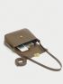 Small Flap Square Bag Metal Decor