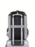 Business Casual Men Receive Nylon Solid Color Large Capacity Backpack With USB Port Camping Bag