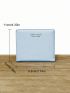 Baby Blue Small Wallet Bi-Fold Credit Card Holder For Daily