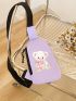 Women Fanny Bag Bear Print Bag New Fashion Waist Bag Girls Cute Purse