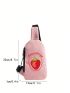 Women Fanny Bag Cute Cartoon Strawberry Bag New Fashion Waist Bag Girls Cute Fruit Purse And Handbag