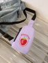 Women Fanny Bag Cute Cartoon Strawberry Bag New Fashion Waist Bag Girls Cute Fruit Purse And Handbag