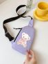 Women Fanny Bag Bear Print Bag New Fashion Waist Bag Girls Cute Purse