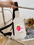 Women Fanny Bag Cute Cartoon Strawberry Bag New Fashion Waist Bag Girls Cute Fruit Purse And Handbag