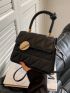 New Mini Solid Color Flap Fashionable Women's Handbag Oblique Shoulder Bag