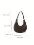 PU Hobo Bag Clover Pattern